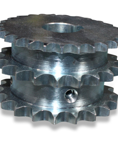 Chain wheel triple 2x1/2"-Z20 + 3/8"-27t B25